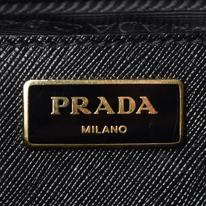 Prada Saffiano Large Galleria Double Zip Tote Black 8 of 14