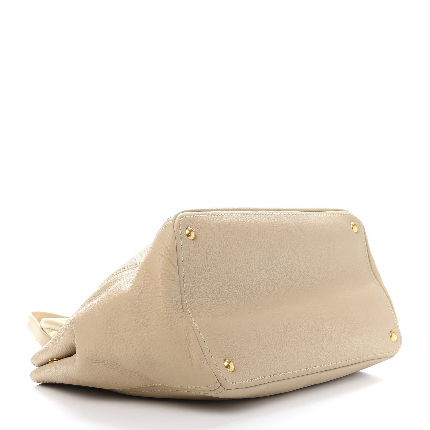 Prada Vitello Daino Tote Sabbia 3 of 9