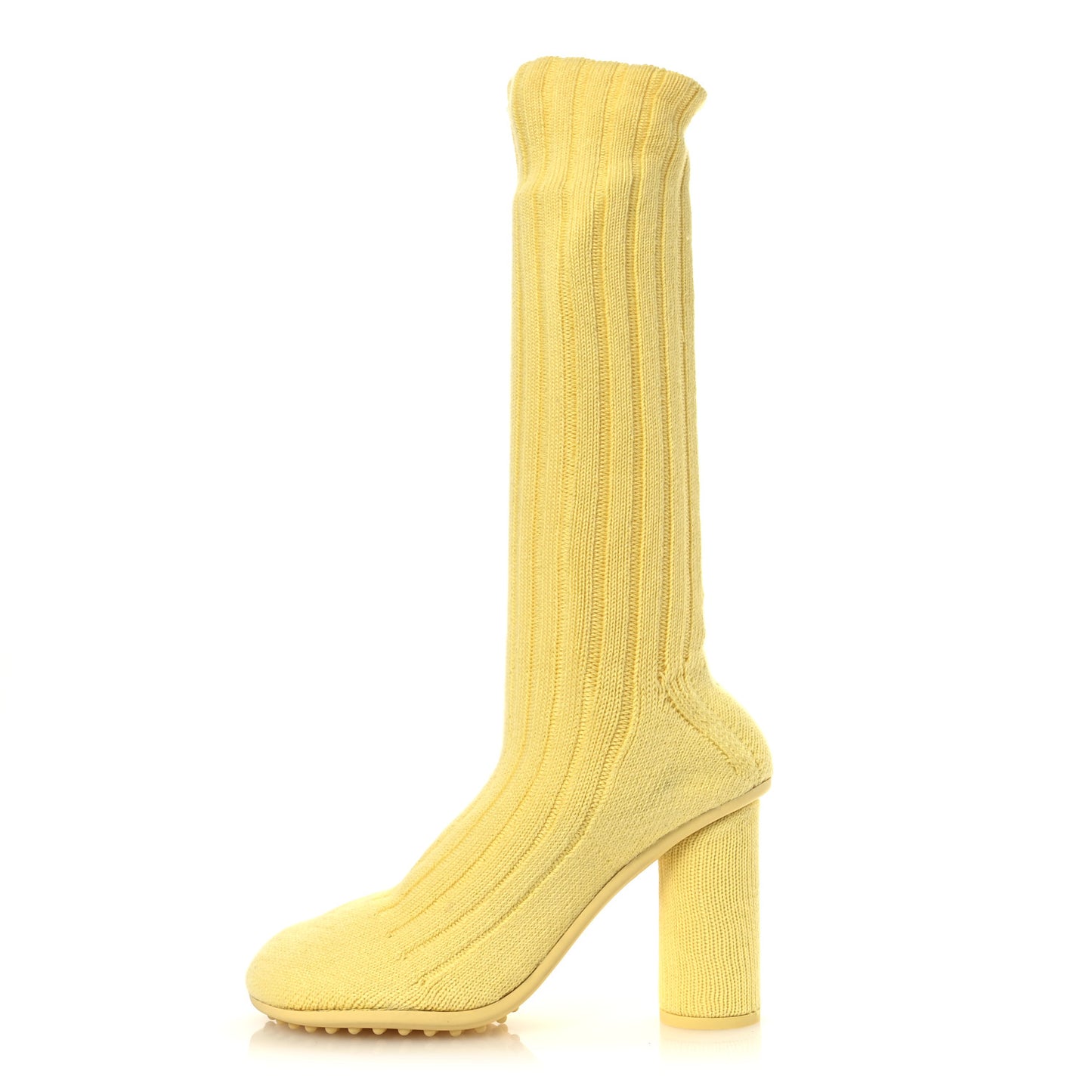 Cotton Knit Atomic Boots 40 Lemonade