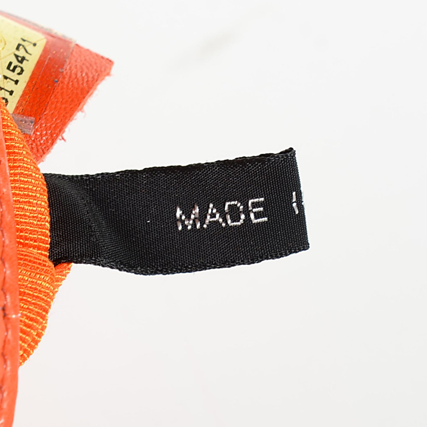 Lambskin Square Stitched Micro Convertible Flap Belt Bag Orange