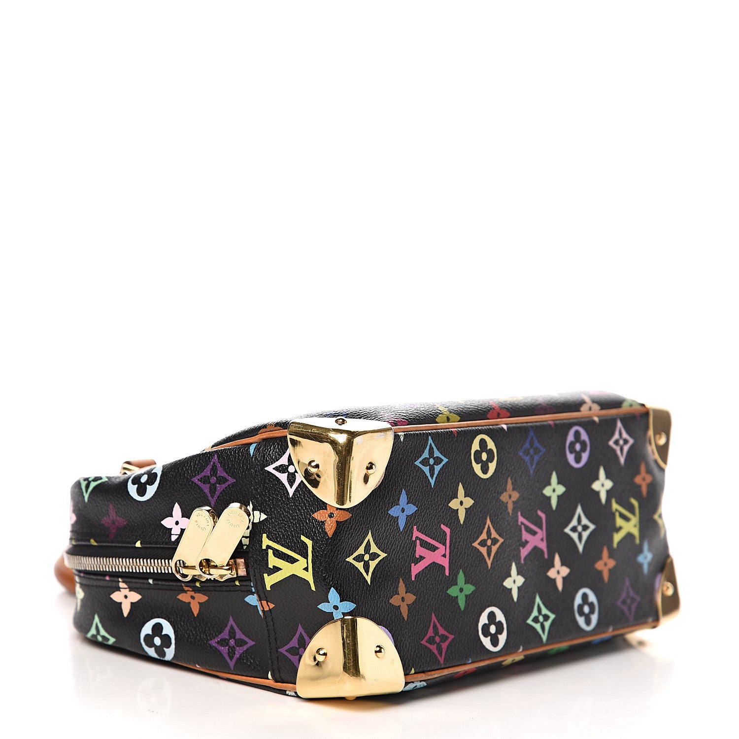Louis Vuitton Monogram Multicolor Trouville Black 3 of 10