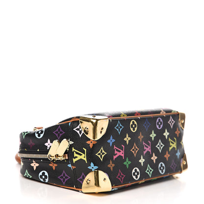 Louis Vuitton Monogram Multicolor Trouville Black 3 of 10