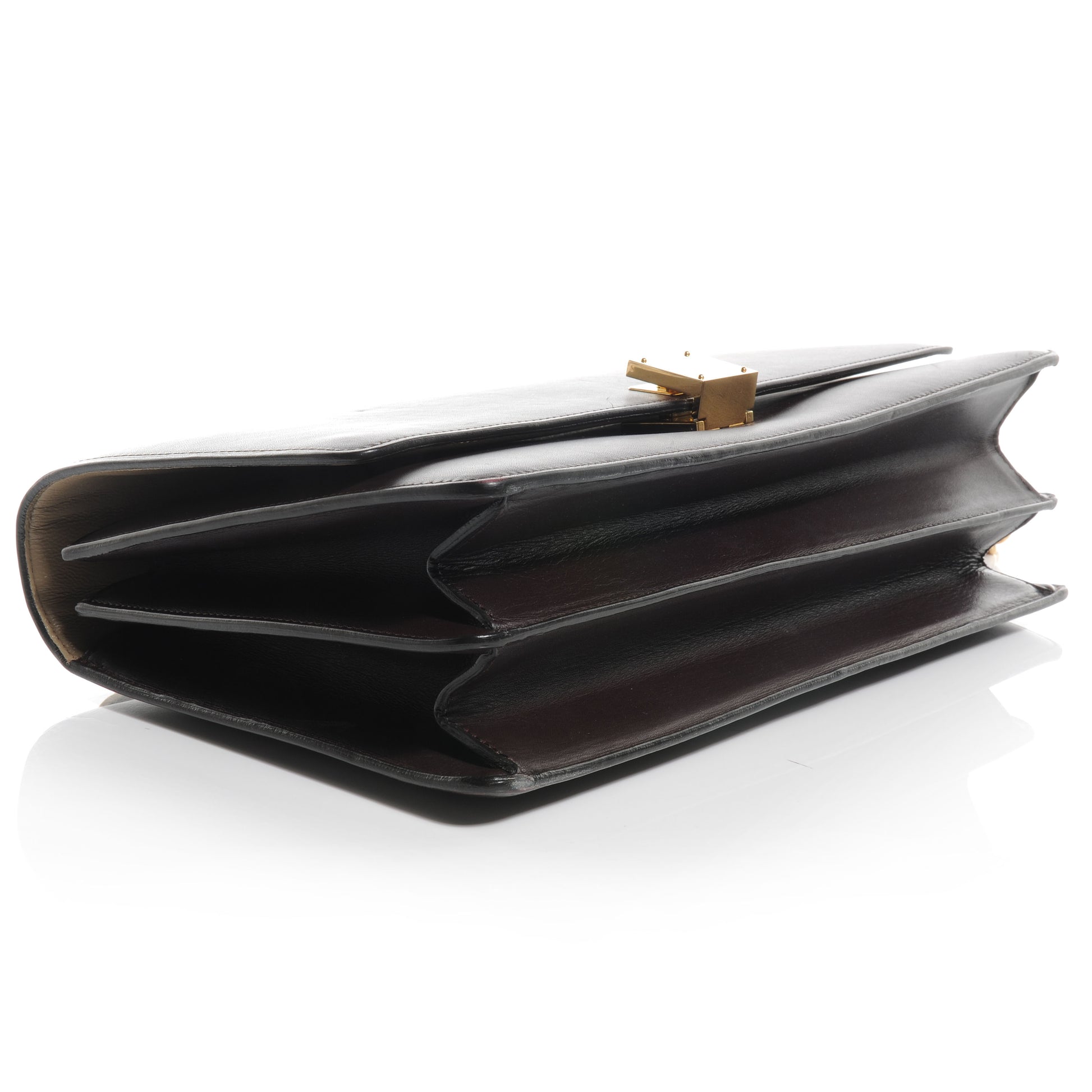 Celine Smooth Calfskin Medium Case Chain Flap Burgundy 4 of 8