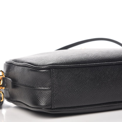 Prada Saffiano Small Camera Crossbody Bag Black 8 of 9