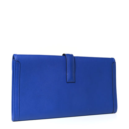 Hermes Swift Jige Elan 29 Clutch Bleu Electrique 2 of 5