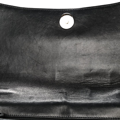 Chanel Glazed Calfskin Quilted Coco ID Chain Bag Black 12 of 15