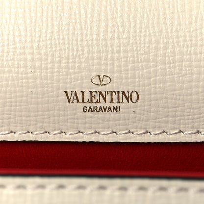 Valentino Garavani Grainy Calfskin Small Rockstud Alcove Top-Handle Bag Light Ivory 5 of 10