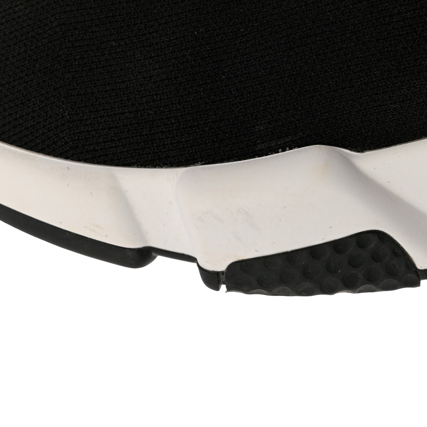Neoprene Knit Womens Speed Sneakers 37 Black White