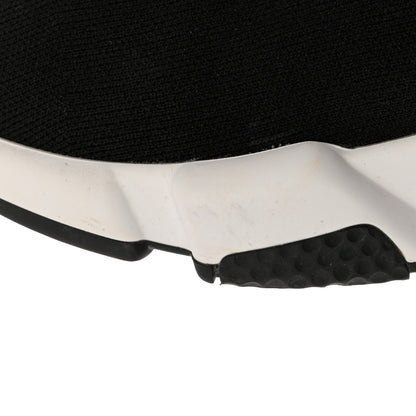 Balenciaga Neoprene Knit Womens Speed Sneakers 37 Black White 9 of 10