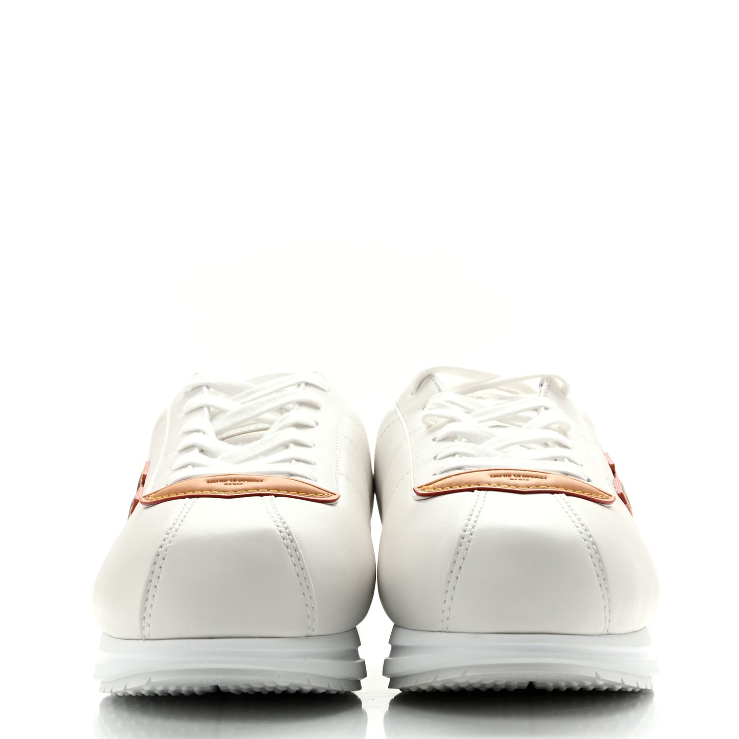 Lambskin Vachetta Mens LV Buttersoft Sneakers 10 White