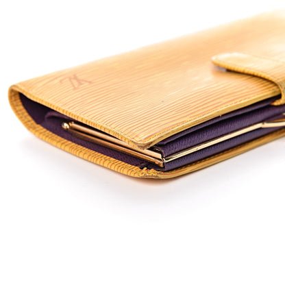 Louis Vuitton Epi Continental French Purse Wallet Tassil 10 of 15