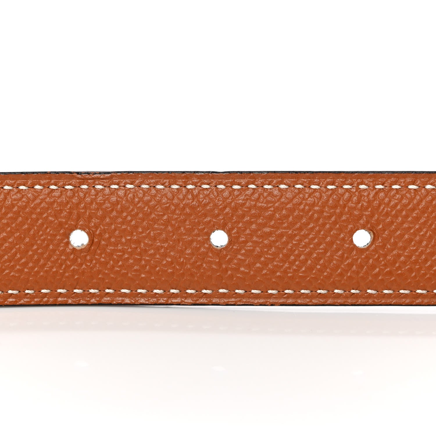 Hermes Swift Epsom 24mm Medor H Belt 75/30 Black Gold 3 of 8