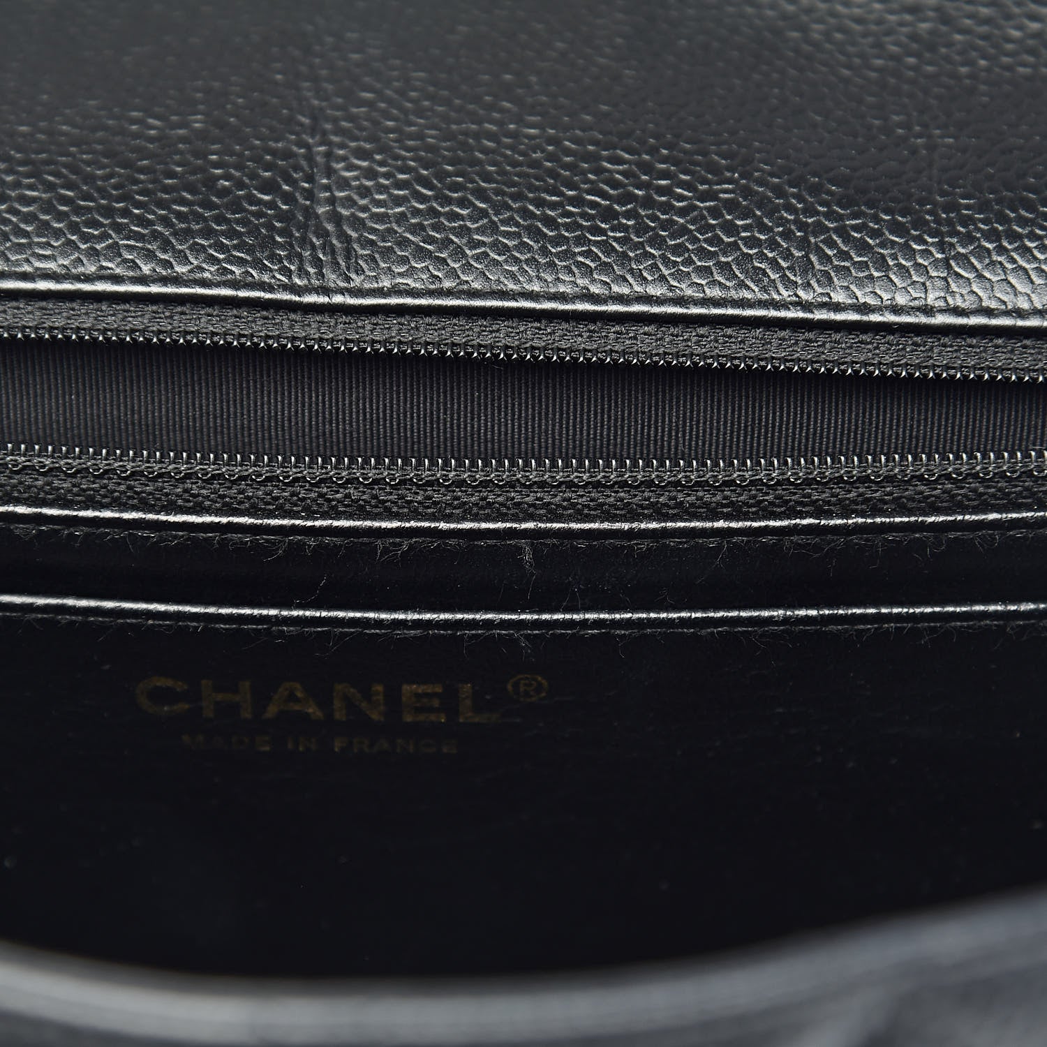 Chanel Caviar Quilted Jumbo Single Flap Black 15 of 18