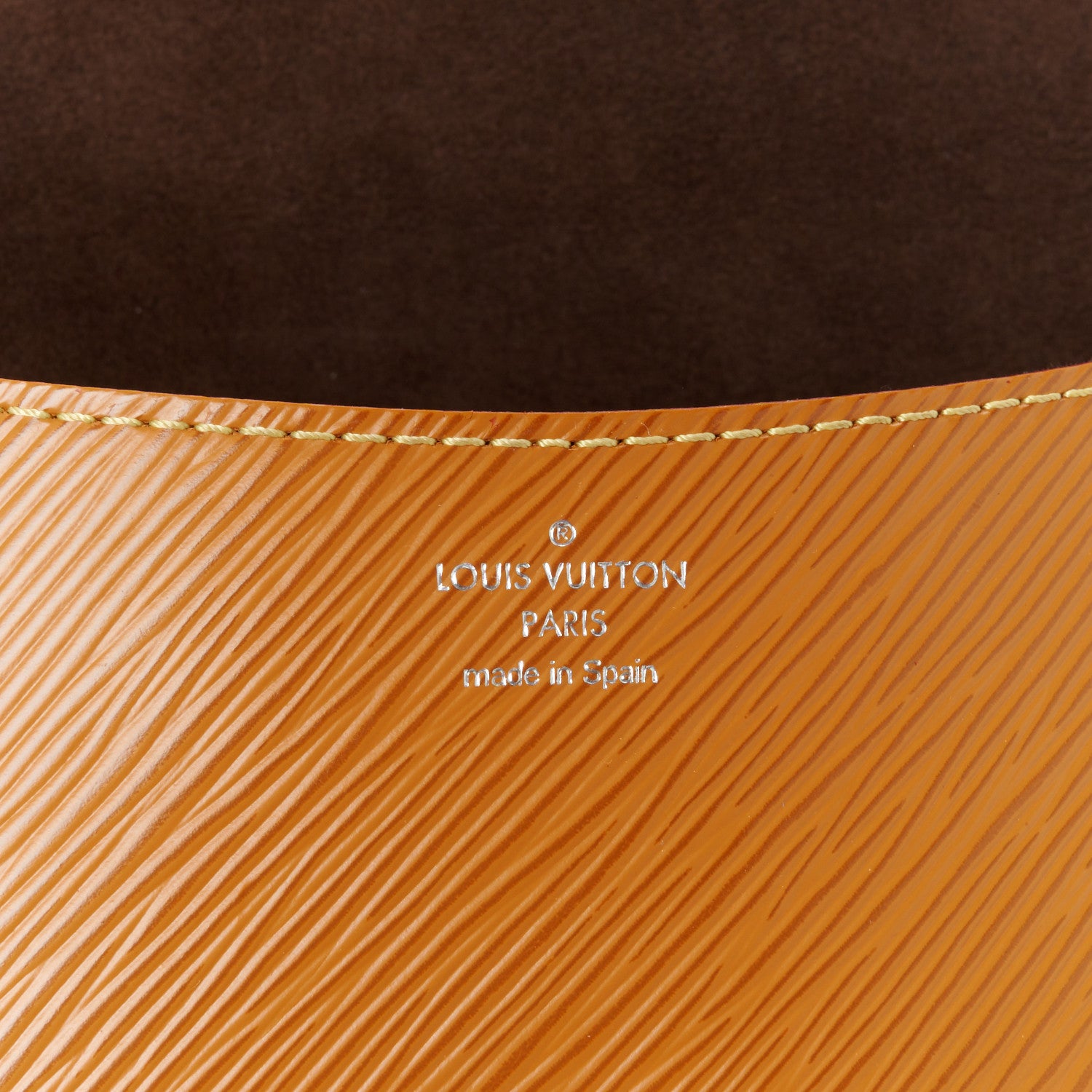 Louis Vuitton Epi Buci Crossbody Gold Honey 6 of 9