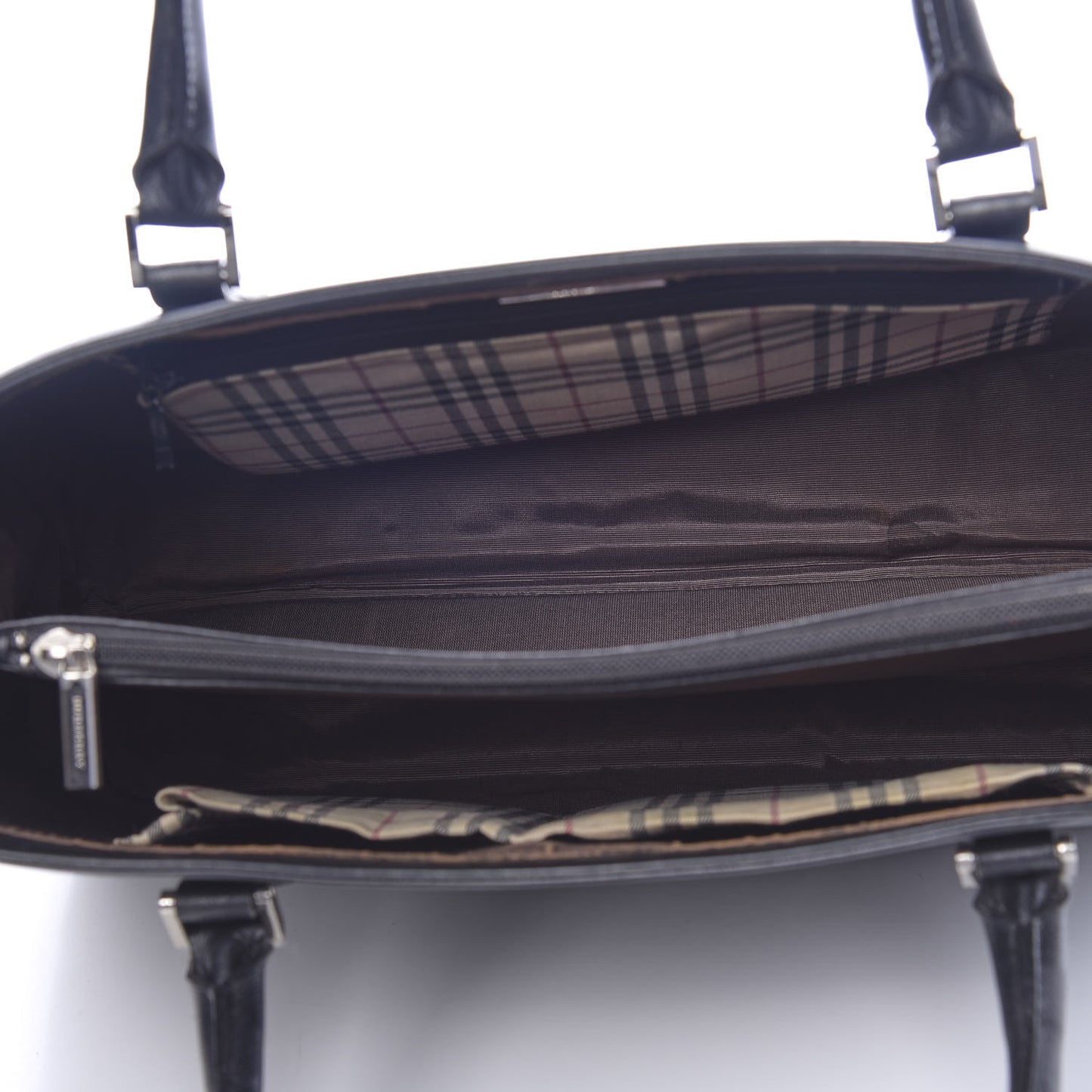 Saffiano Top Handle Tote Black