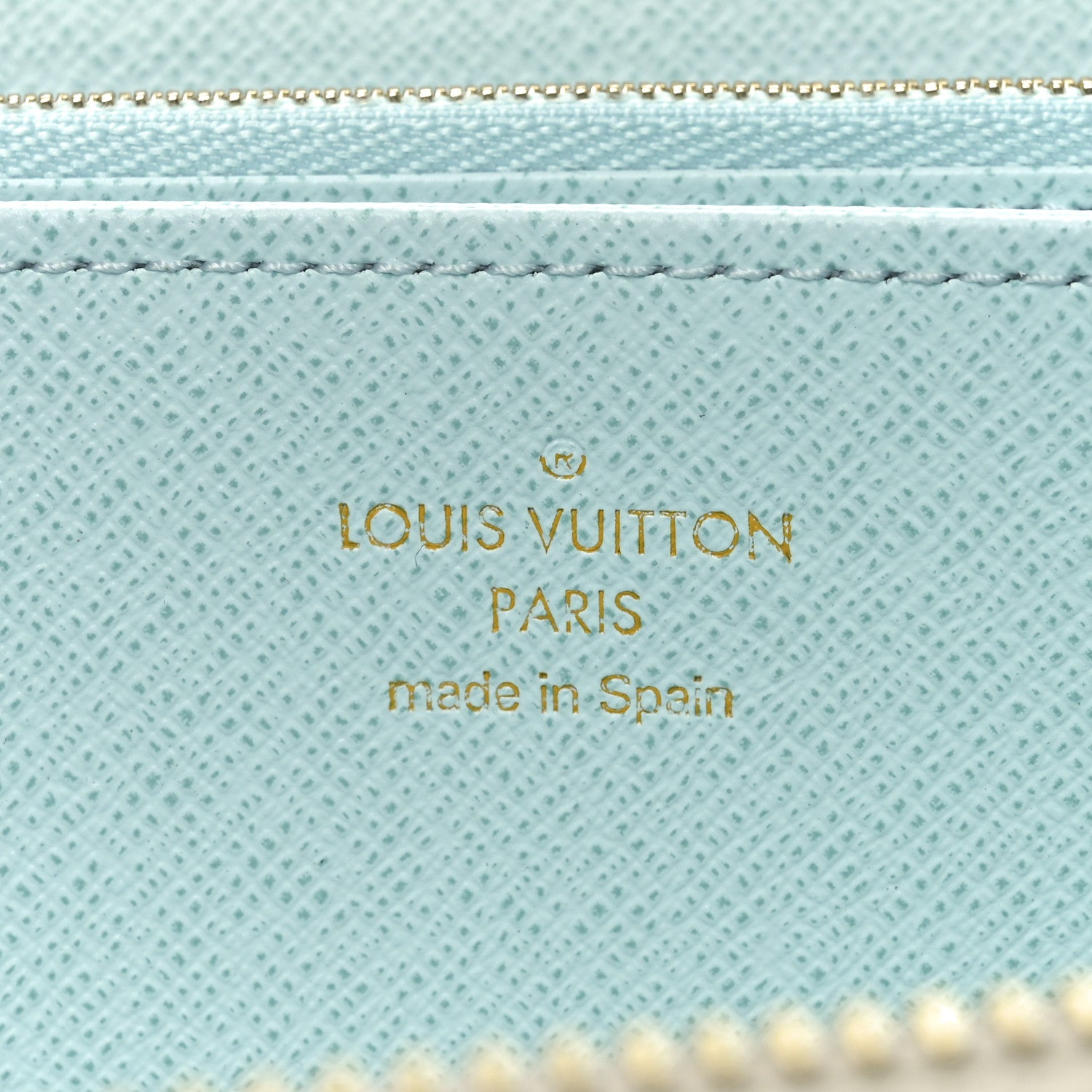 Louis Vuitton Monogram Giant By The Pool Zippy Wallet Blue 6 of 6