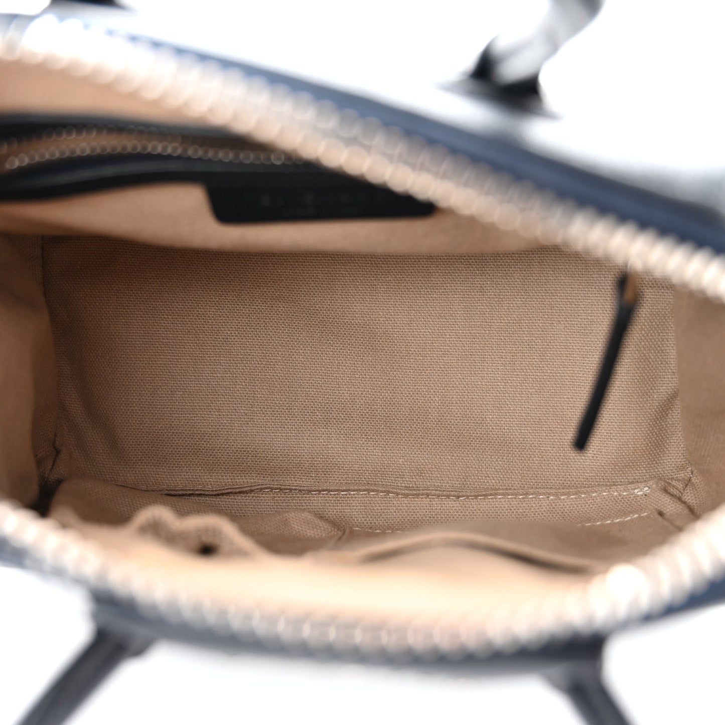 Sugar Goatskin Mini Antigona Navy