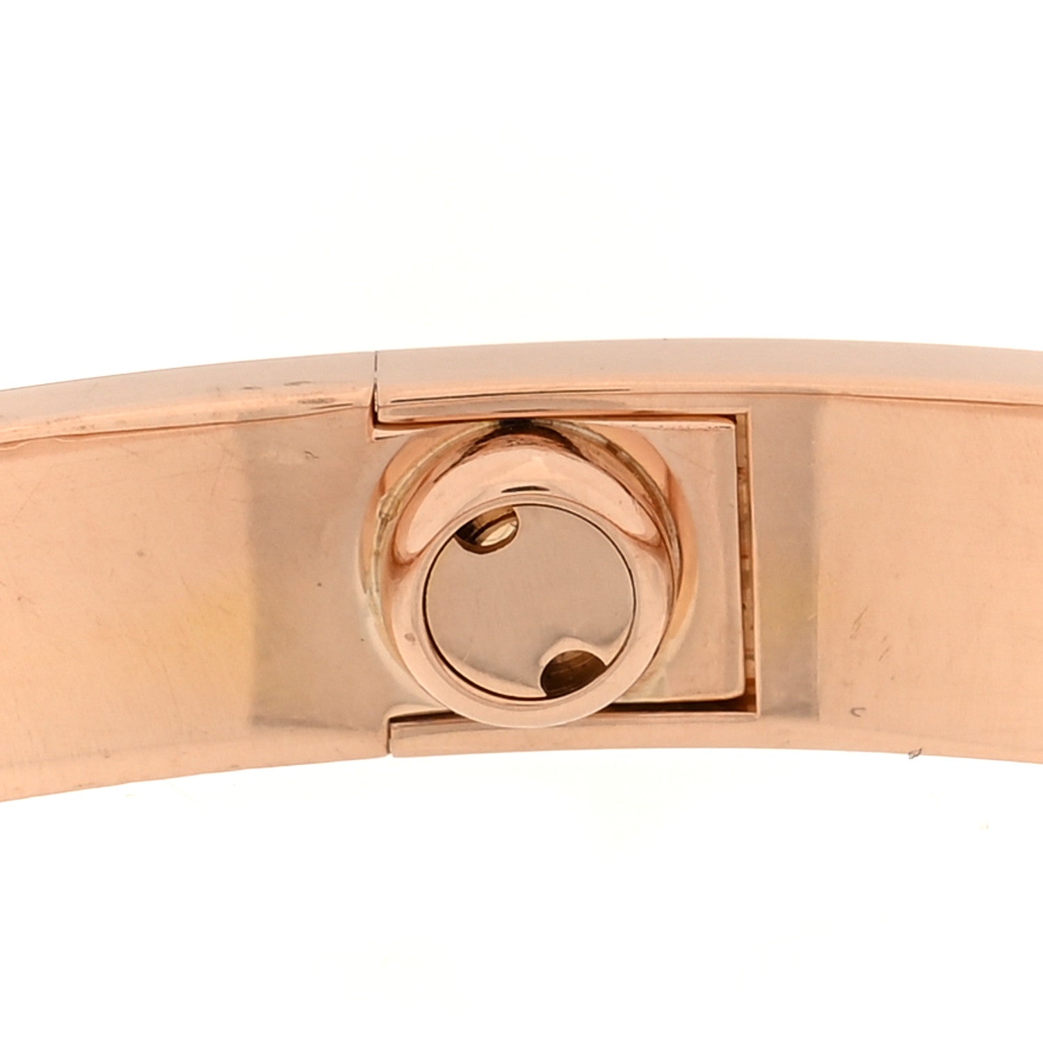 Cartier 18K Pink Gold 4 Diamond LOVE Bracelet 18 6 of 8