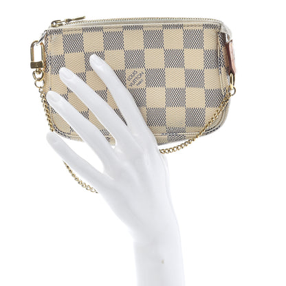 Louis Vuitton Damier Azur Mini Pochette Accessories 2 of 12