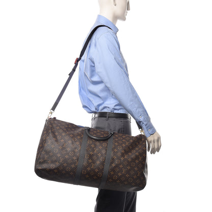 Louis Vuitton Monogram Taiga Outdoor Keepall Bandouliere 55 3 of 9