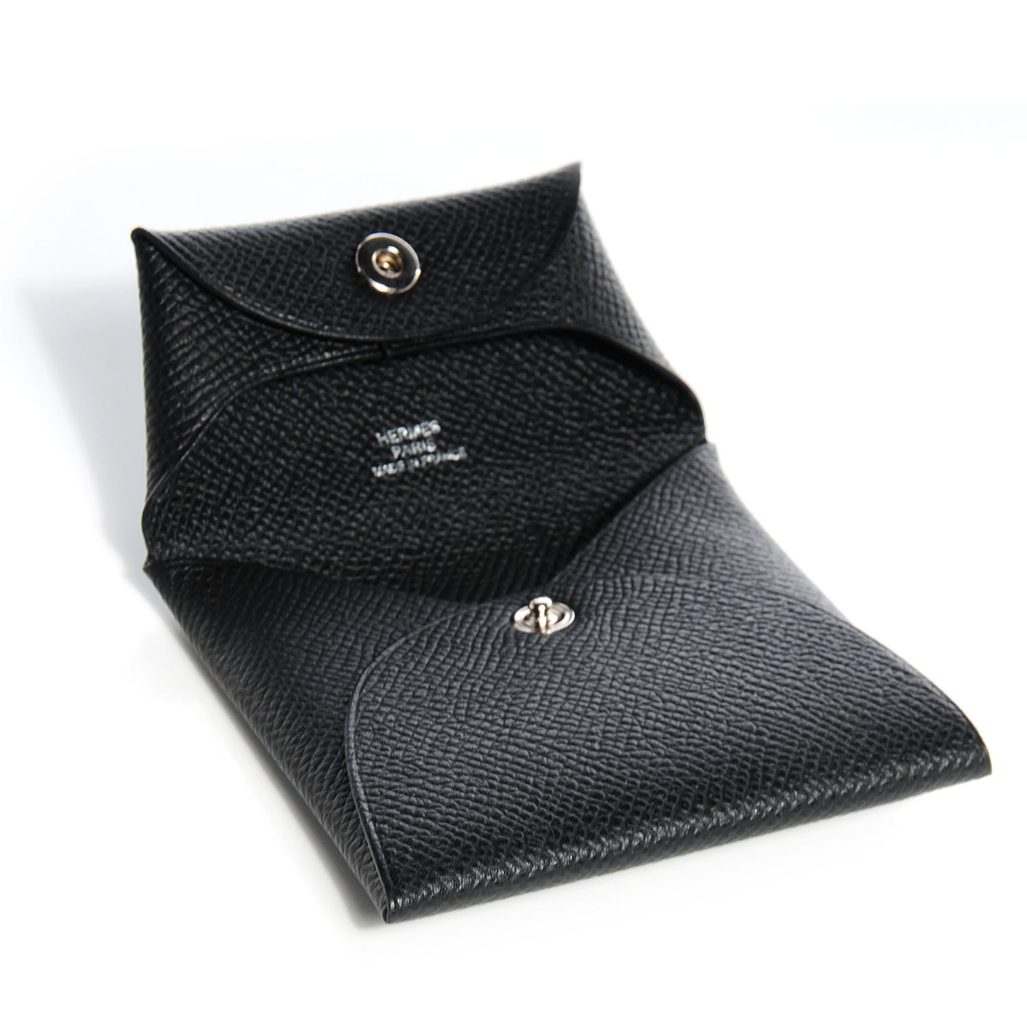 Hermes Epsom Bastia Coin Purse Black 6 of 8