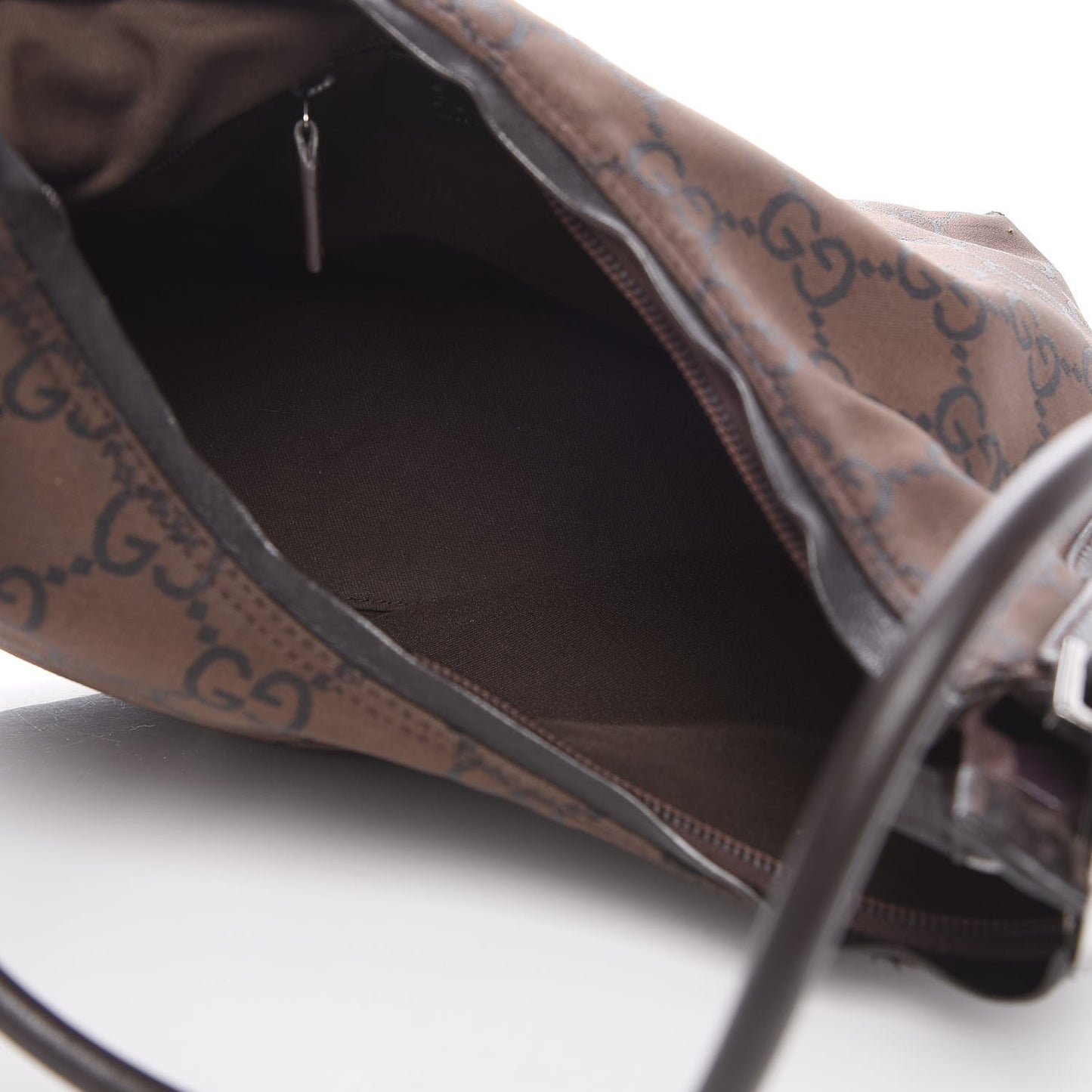 Nylon Monogram Small Hobo Brown
