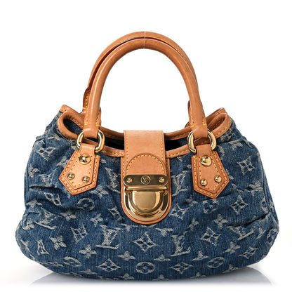 Louis Vuitton Monogram Denim Pleaty Blue 1 of 17