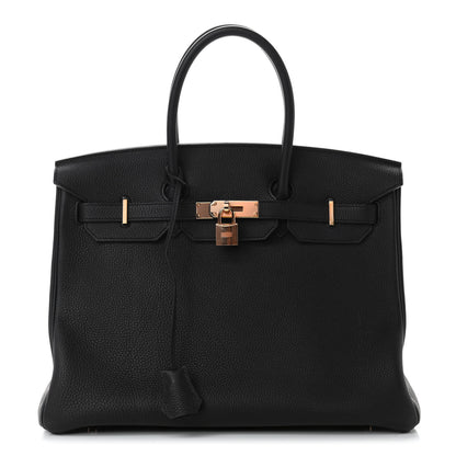 Hermes Togo Birkin 35 Black 1 of 12