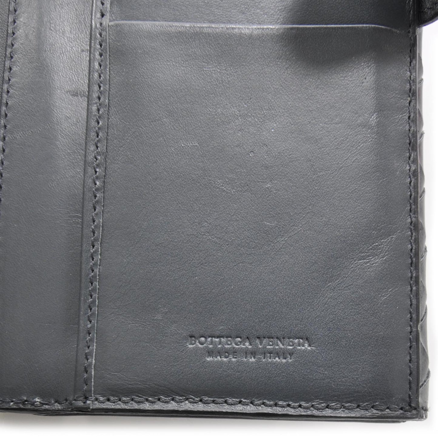 Nappa Intrecciato Continental Wallet Metallic