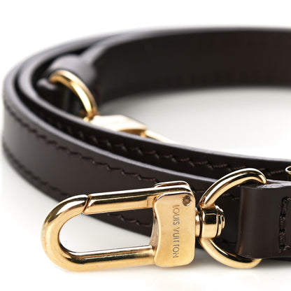 Louis Vuitton Calfskin 16mm Adjustable Shoulder Strap Brown 3 of 5