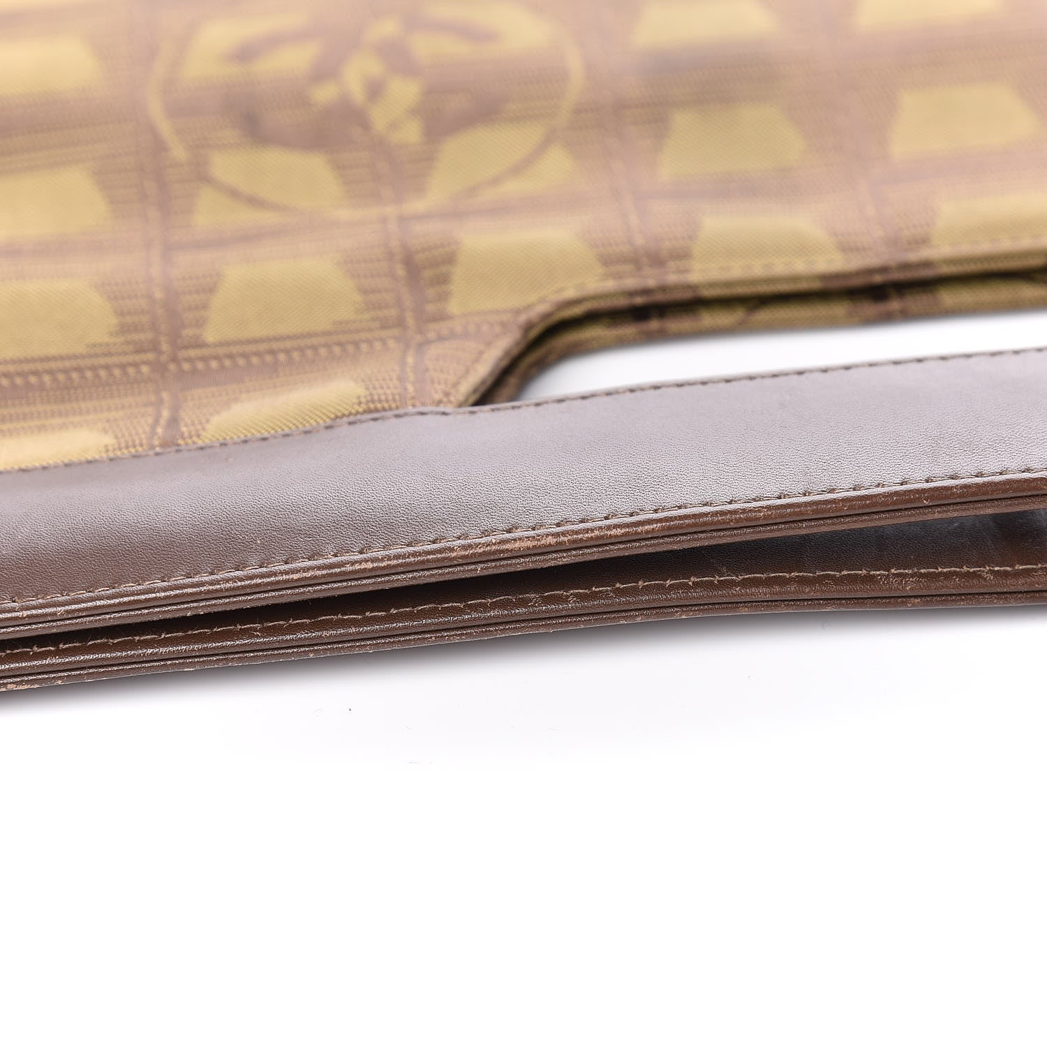 Chanel Nylon Travel Pouch Brown 10 of 18