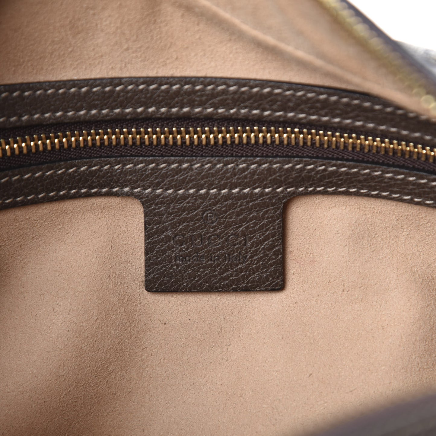 GG Supreme Monogram Web Small Ophidia Shoulder Bag Brown