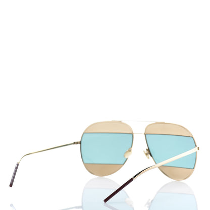 Christian Dior Split 1 Aviator Sunglasses Rose Gold 4 of 8