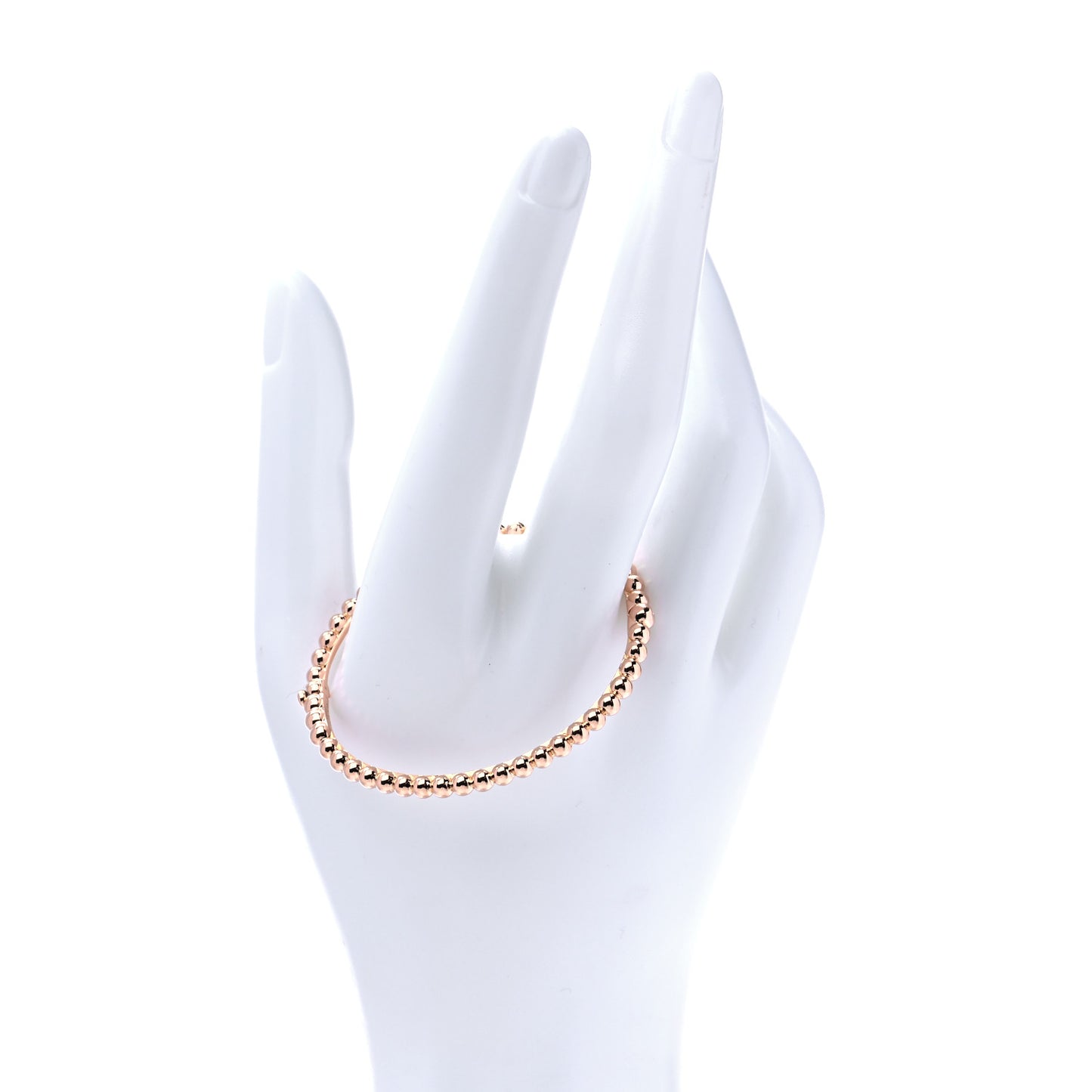 18K Yellow Gold Perlee Pearls of Gold Bracelet S