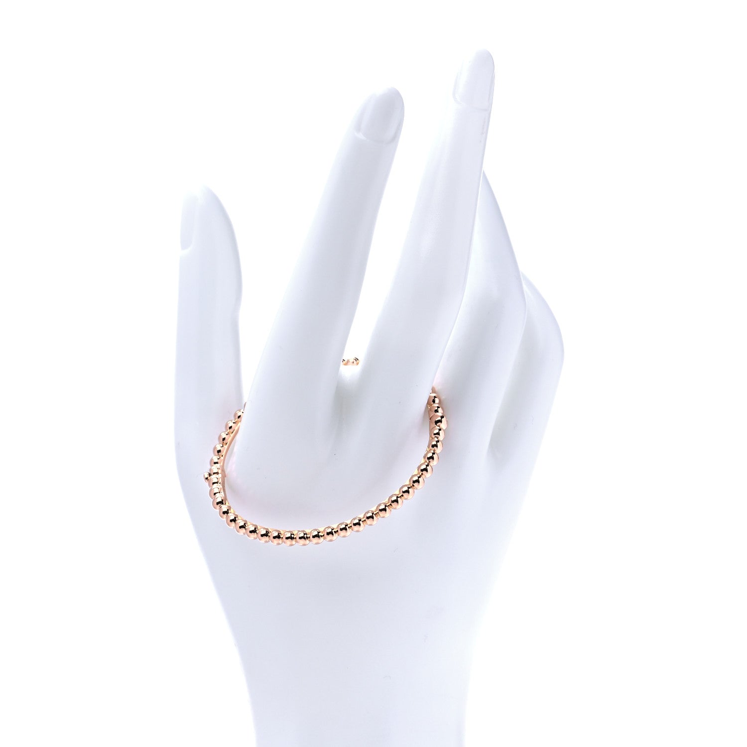 Van Cleef & Arpels 18K Yellow Gold Perlee Pearls of Gold Bracelet S 2 of 6