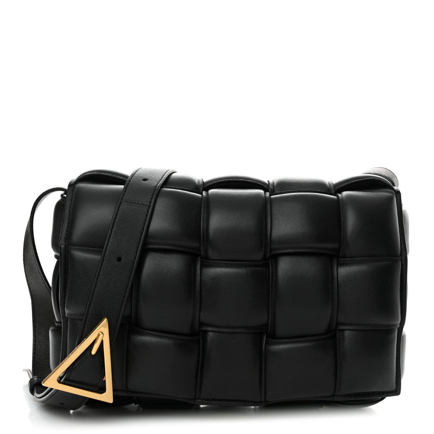 Bottega Veneta Nappa Maxi Intreccio Padded Cassette Crossbody Bag Black 1 of 10