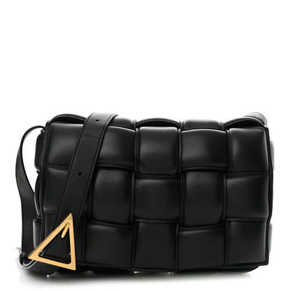 Bottega Veneta Nappa Maxi Intreccio Padded Cassette Crossbody Bag Black 1 of 10