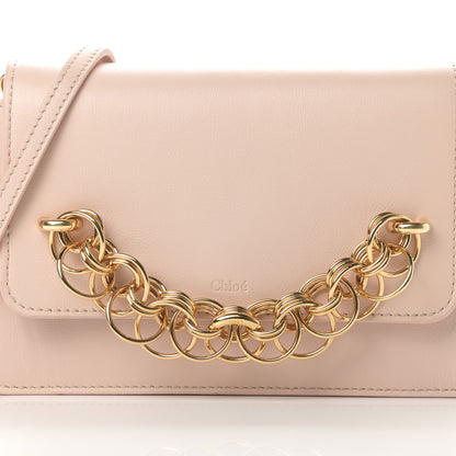 Chloe Calfskin Drew Bijou Clutch Cement Pink 9 of 12