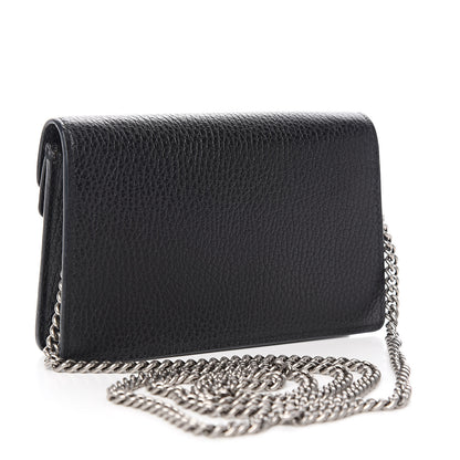Gucci Calfskin Super Mini Dionysus Shoulder Bag Black 3 of 10
