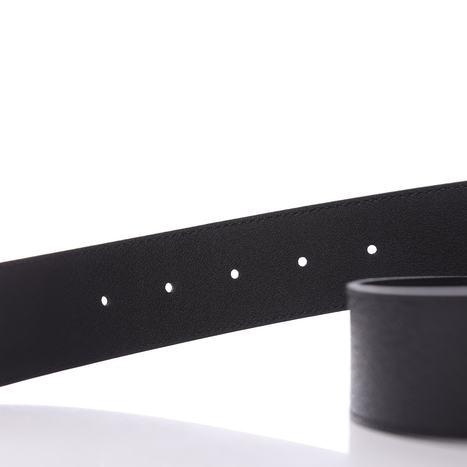 Gucci Textured Calfskin Double G 40mm Belt 90 36 Black 6 of 6