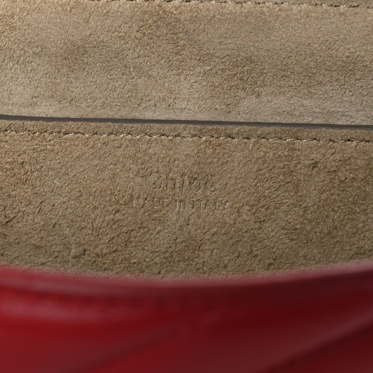 Calfskin Quilted Mini Drew Bijou Shoulder Bag Red