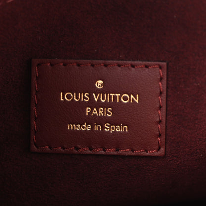 Louis Vuitton Calfskin Karung Snakeskin Mahina On My Side PM  Griotte Red 6 of 10