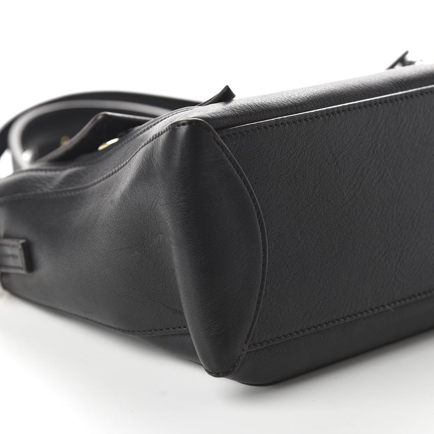 Calfskin Small Faye Day Shoulder Bag Black