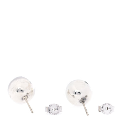 Tiffany Sterling Silver 10mm HardWear Ball Earrings 4 of 8