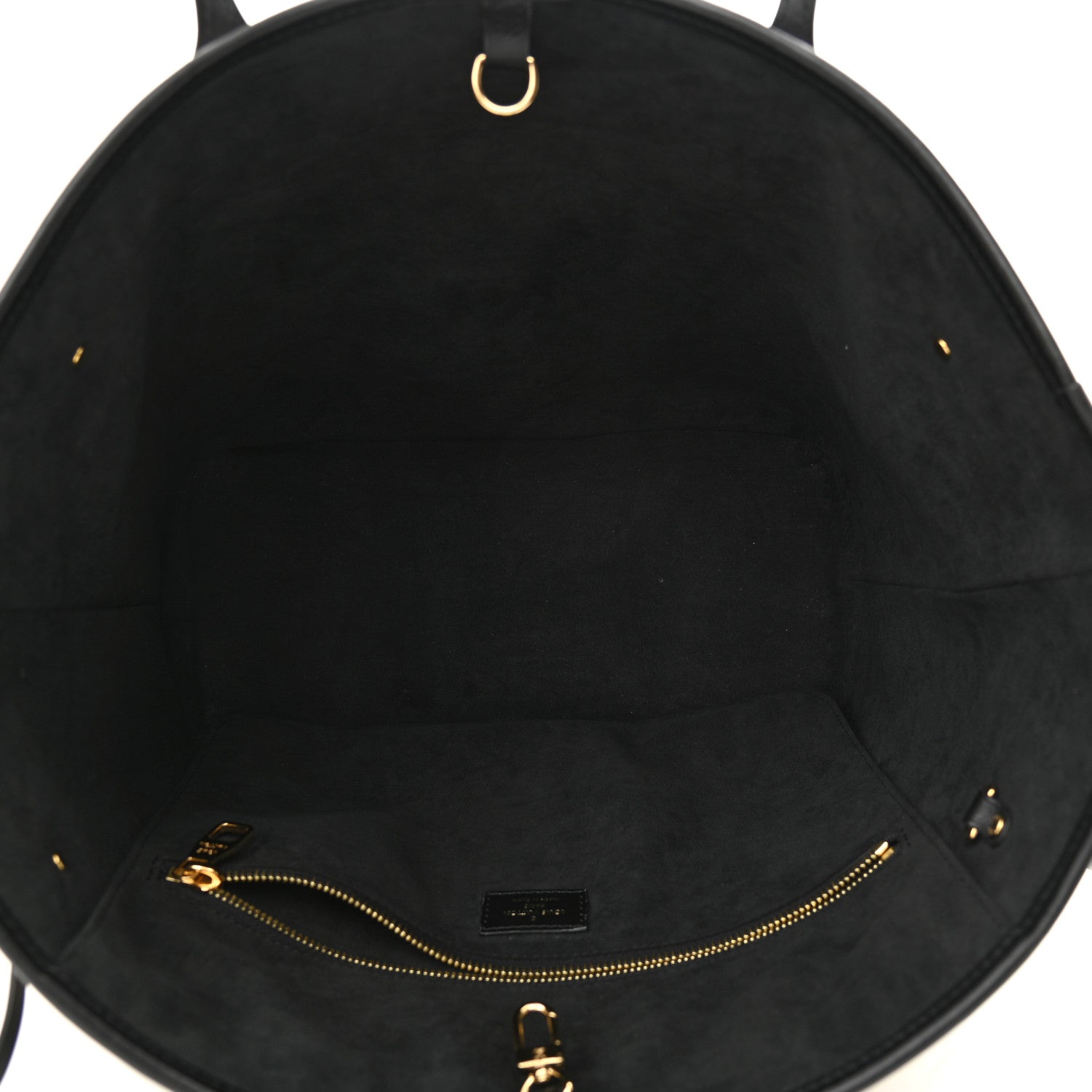 Louis Vuitton Empreinte Monogram Giant Broderies Neverfull MM Cream Black 5 of 9