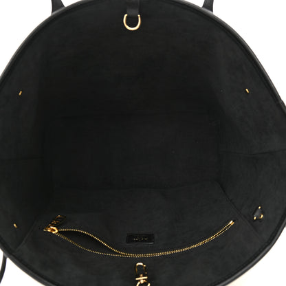 Louis Vuitton Empreinte Monogram Giant Broderies Neverfull MM Cream Black 5 of 9
