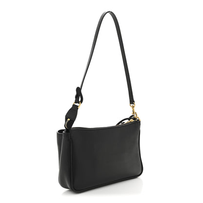 Balenciaga Natural Smooth Calfskin Rodeo Sling Pochette Black 3 of 9