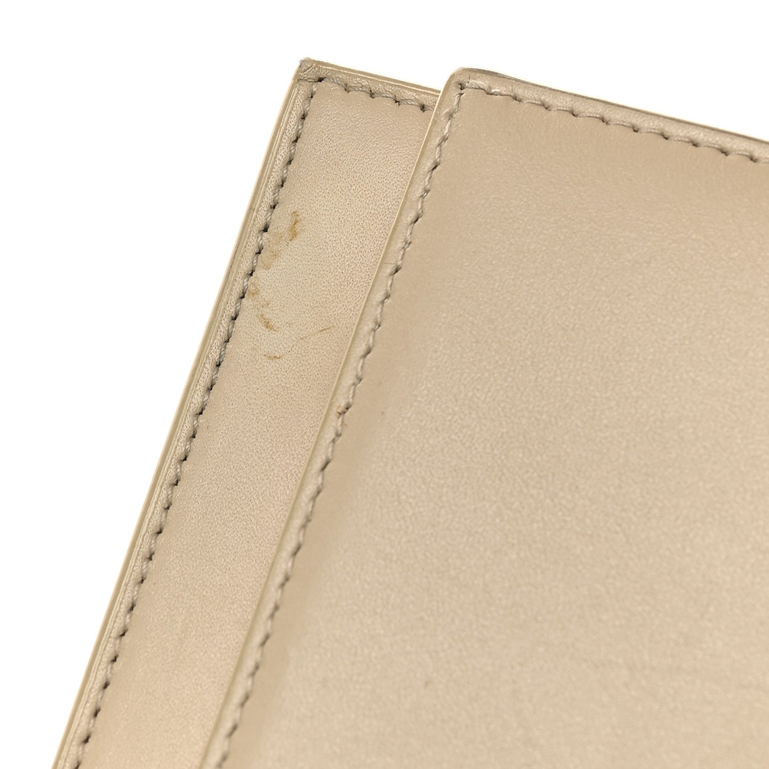 Saint Laurent Smooth Calfskin Classic Monogram Kate Tassel Chain Wallet Nude Powder 10 of 11