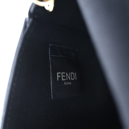 Fendi Vitello Grace Matte Fendigraphy Wallet On Chain Black 6 of 9