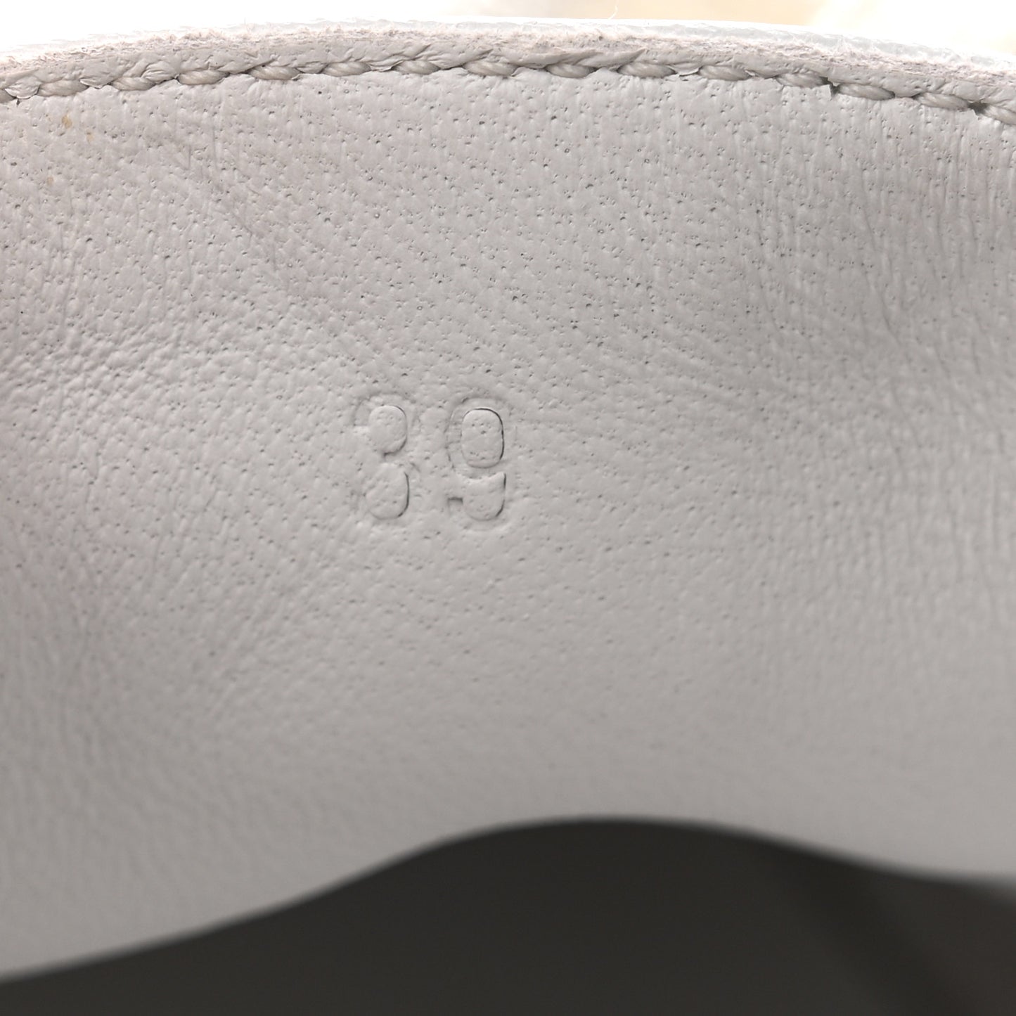 Calfskin Womens Get Sneakers 39 White